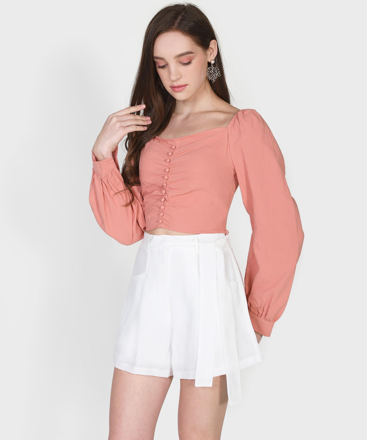 henrietta-cropped-blouse-coral-pink